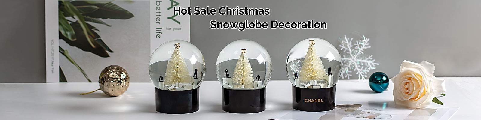 Lighted Musical Snow Globes