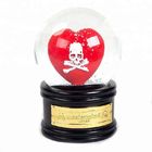 Red Heart Shape 8cm Promotional Snow Globe