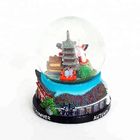 Scenery Base Tower Shape Dia65mm Souvenirs Snow Globes