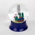 45mm Custom Colorful Kenya Bus Model Souvenirs Snow Globes traveling gifts home decoration
