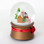 10cm Christmas Budweiser Lighted Musical Snow Globes