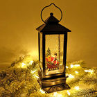 USB Battery Operated Spinning Musical Lighted Snow Globe Lantern With 6H Timer