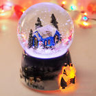 Warm Christmas Decoration gift  Battery LED Resin Snow Globe