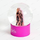 880mm Pink E Girls Promotional Snow Globe Lighted Stars Merchandise Snow Globes