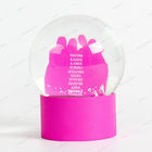 880mm Pink E Girls Promotional Snow Globe Lighted Stars Merchandise Snow Globes