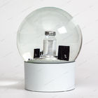 Transparent Musical Globes Gifts , 100mm Gift Battery Operated Snow Globe
