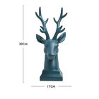 Animal Elk Ceramic Crafts At Home , L17cm W30cm Study Room Home Decor Accessories