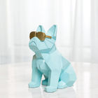 French Origami Polyresin Decorations Sitting Resin Dog Statues For Home Decor