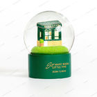 Green Pured Water Movie Snow Globes H65mm For Anniversary