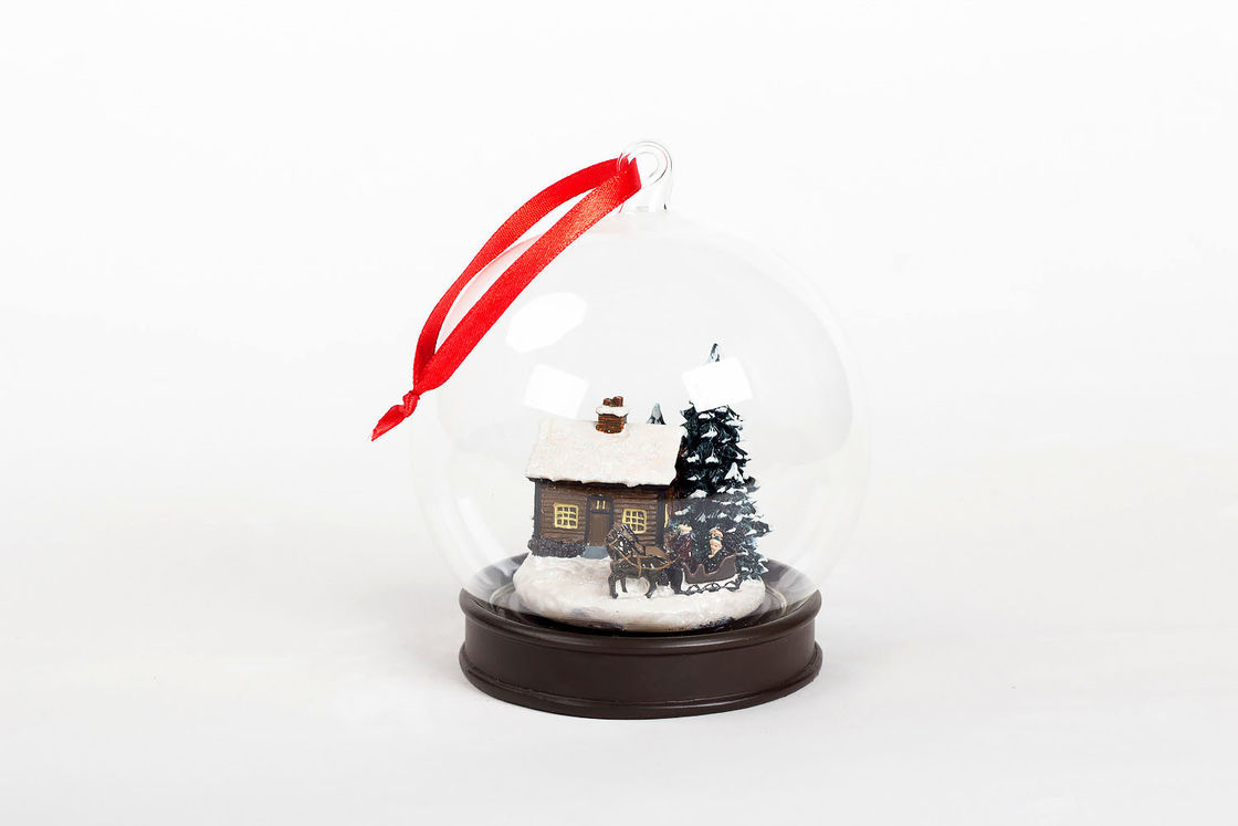 No Water 100mm Personalised Christmas Snow Globes