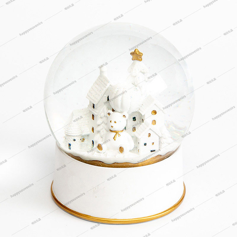 Desktop Gift Multicolor 10cm Promotional Snow Globe
