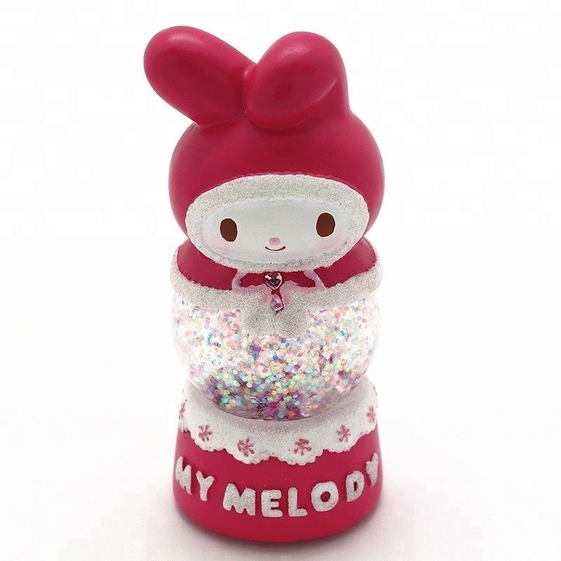 Polyresin Clear Water Red HelloKitty Movie Snow Globes